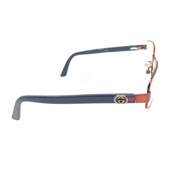 Gucci GG 2894 71K Red Blue Rectangle Eyeglasses Frames 53-16 Italy Designer - Picture 4 of 12